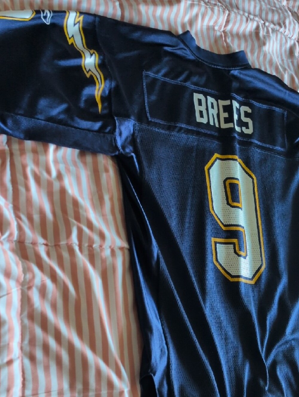 Reebok Navy NFL Equipment Football Jersey - Picture 3 of 6